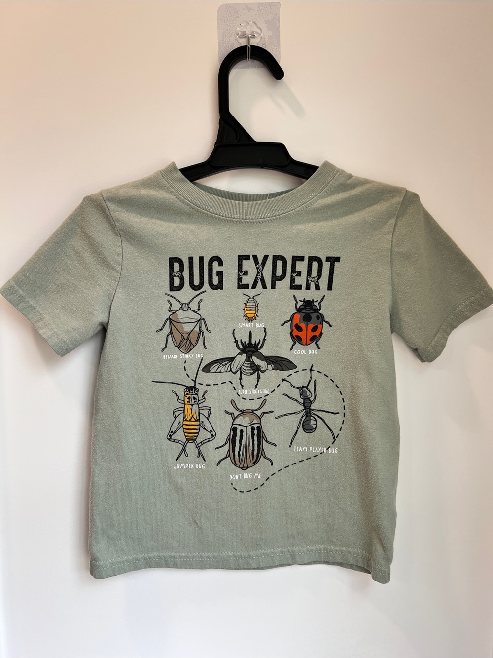 Garanimals Sage Green Bug Expert Graphic Tee